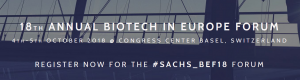 Biotech in Europe Forum SACHS